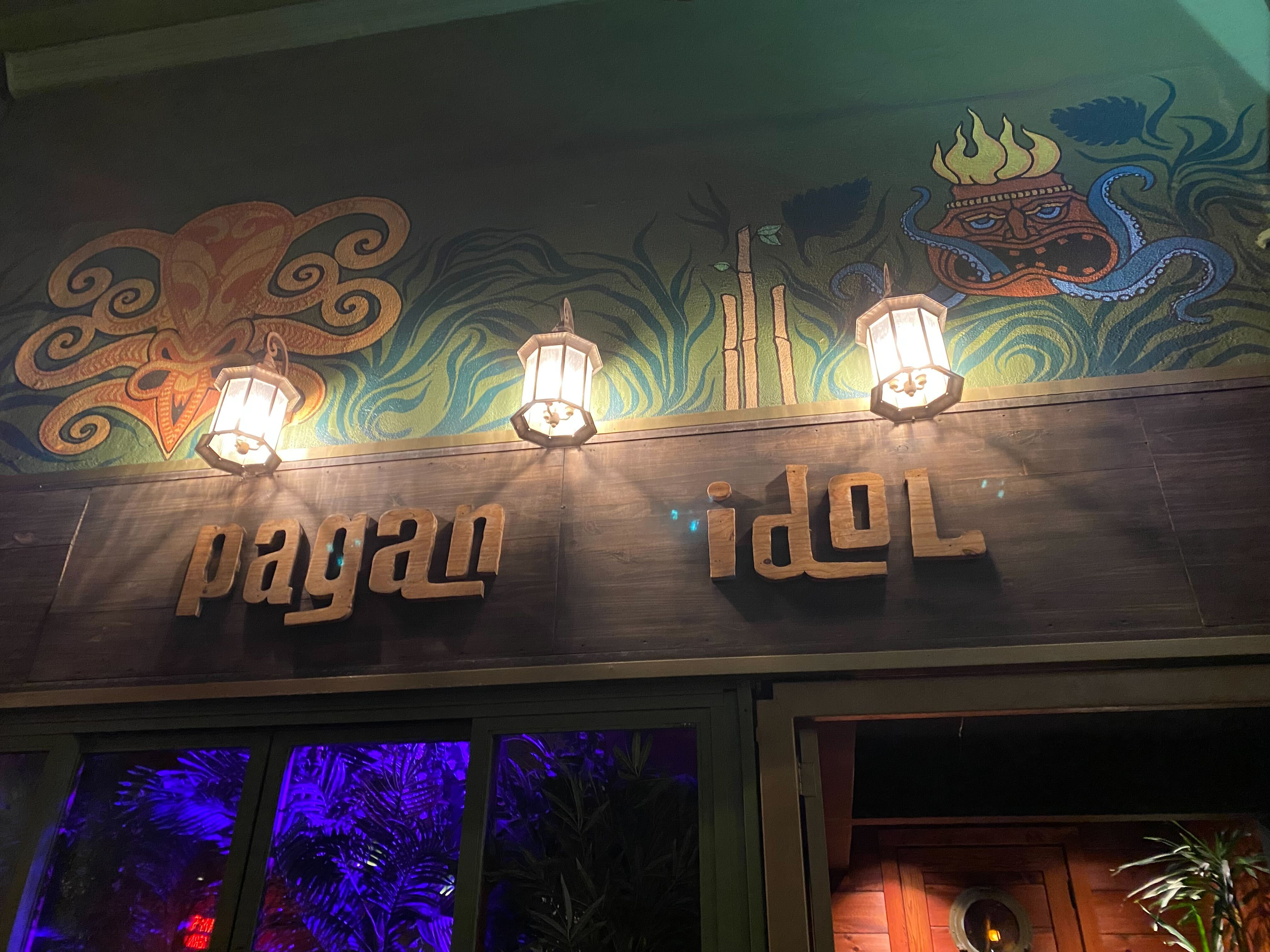 The Pagan Idol tiki bar